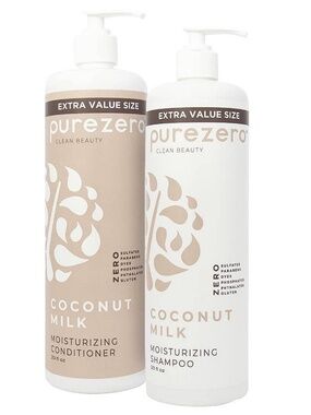 Bundle Purezero Coconut Milk Hair Shampoo & Conditioner 20 fl oz: Moisturizing
